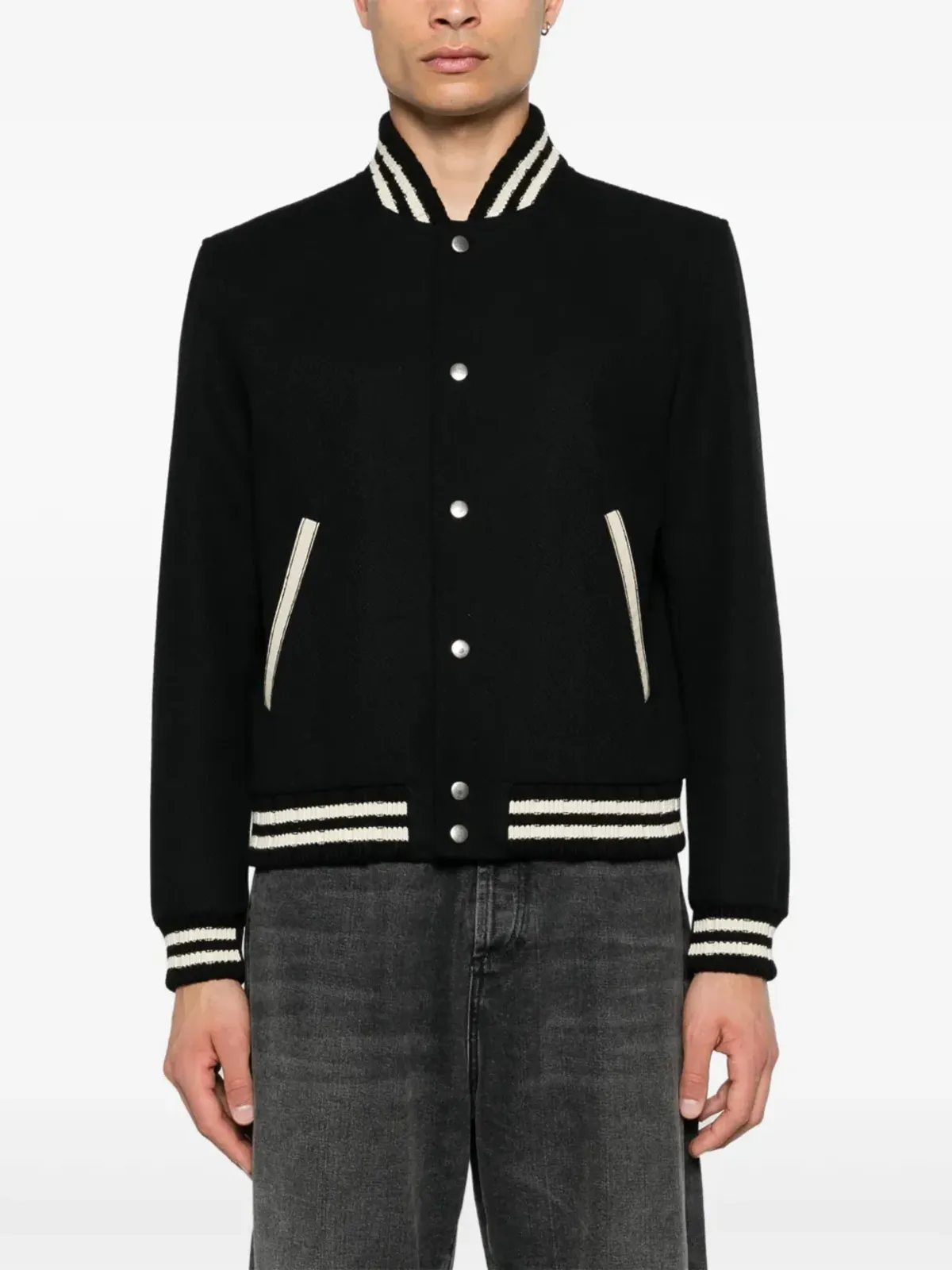 Saint Laurent テディ バーシティジャケット - 画像3