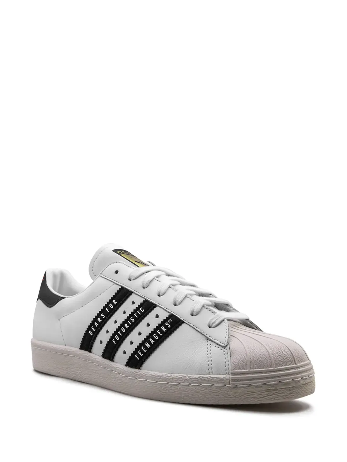 adidas スーパースター 80s ヒューマンメイド ホワイト/ブラック スニーカー - 画像2