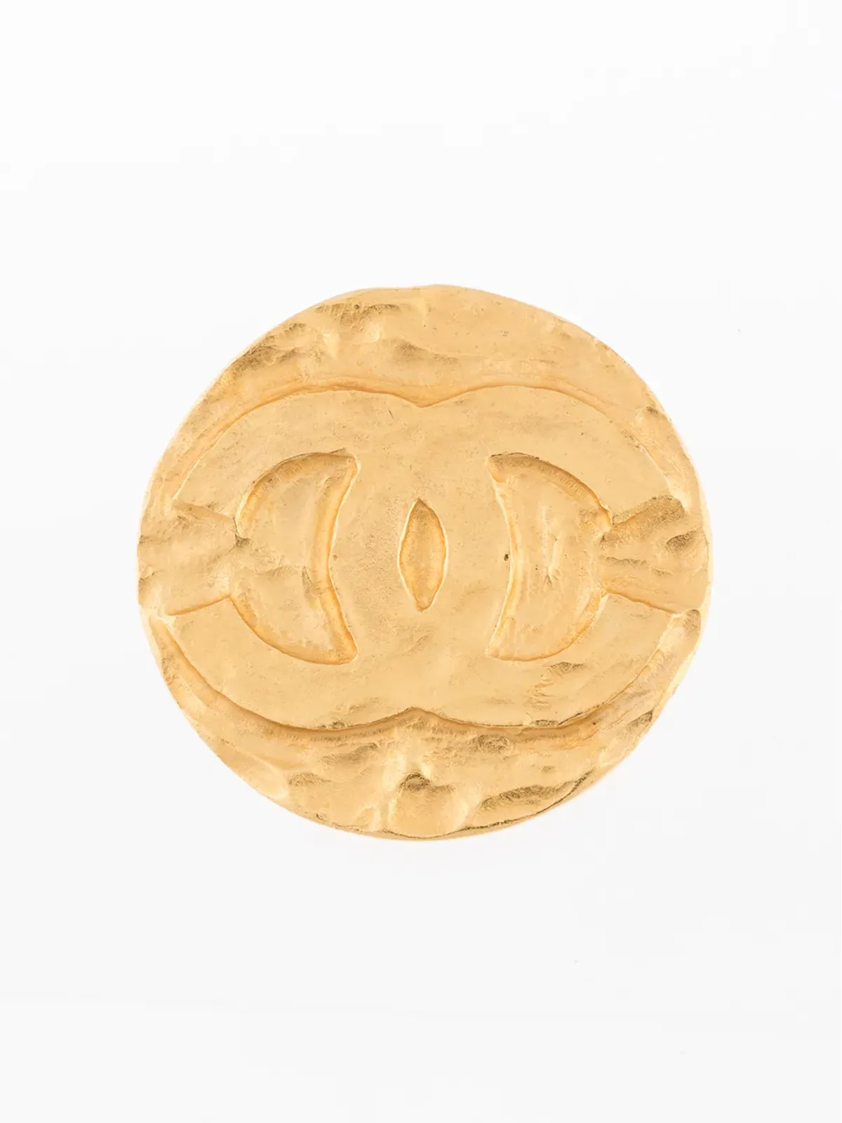 CHANEL Vintage 1994 CCブローチ - ゴールド - 画像1