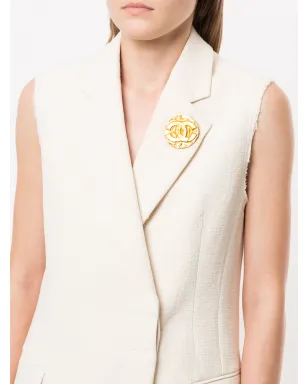 CHANEL Vintage 1994 CCブローチ - ゴールド - サムネイル2