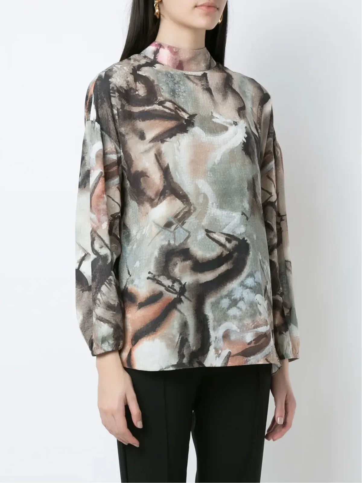 Olympiah Hipismo printed blouse - Multicolour - 画像3