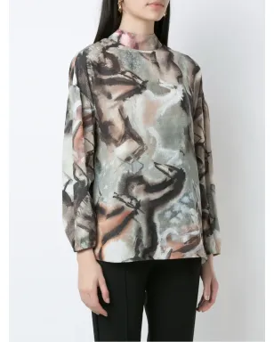 Olympiah Hipismo printed blouse - Multicolour - サムネイル3