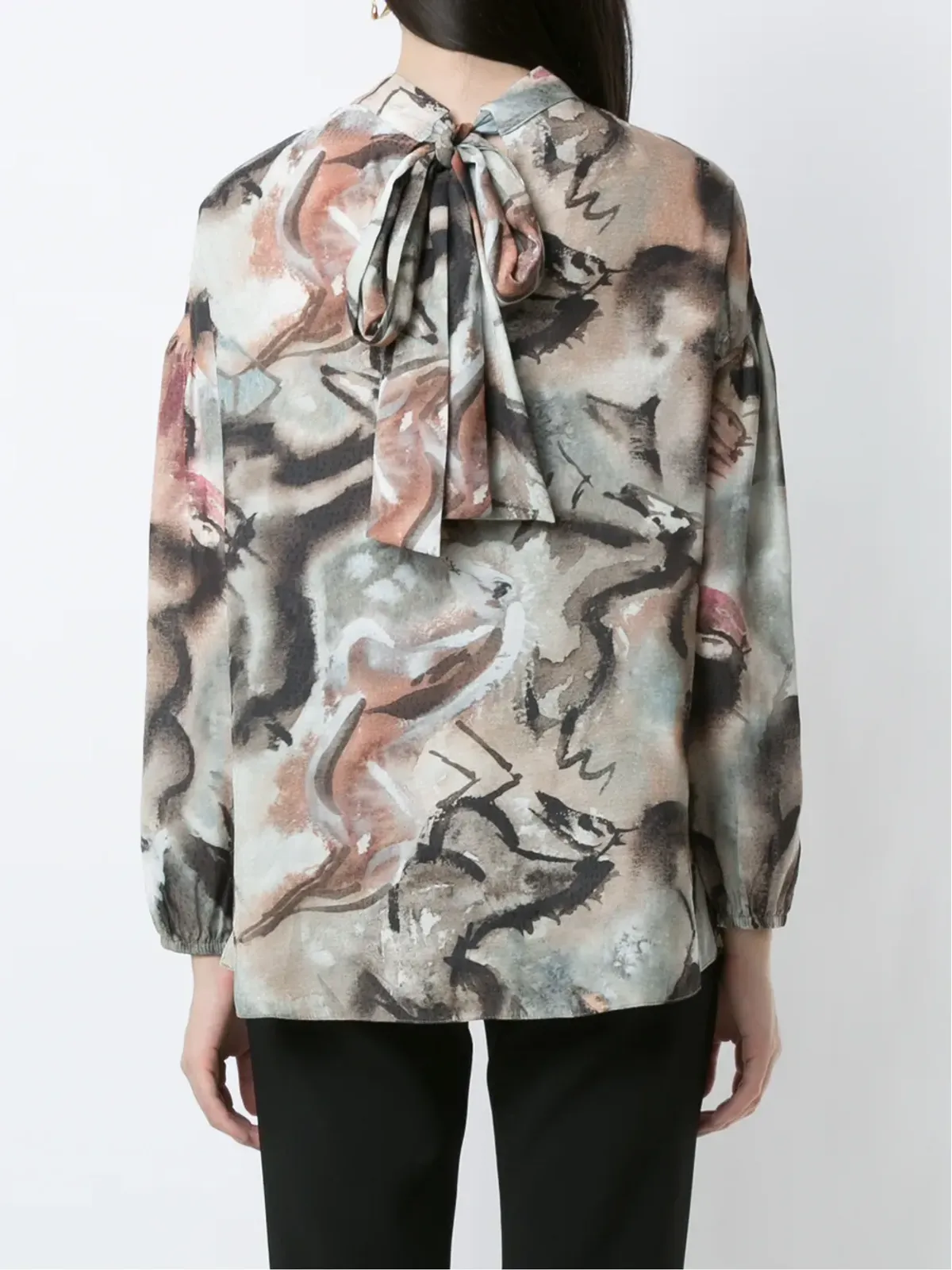 Olympiah Hipismo printed blouse - Multicolour - 画像4
