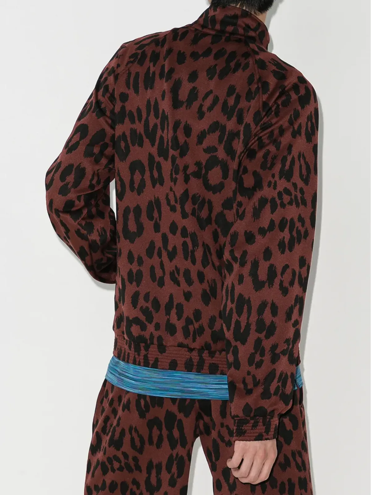 Kenzo レオパード柄トラックジャケット - ブラック - 画像3