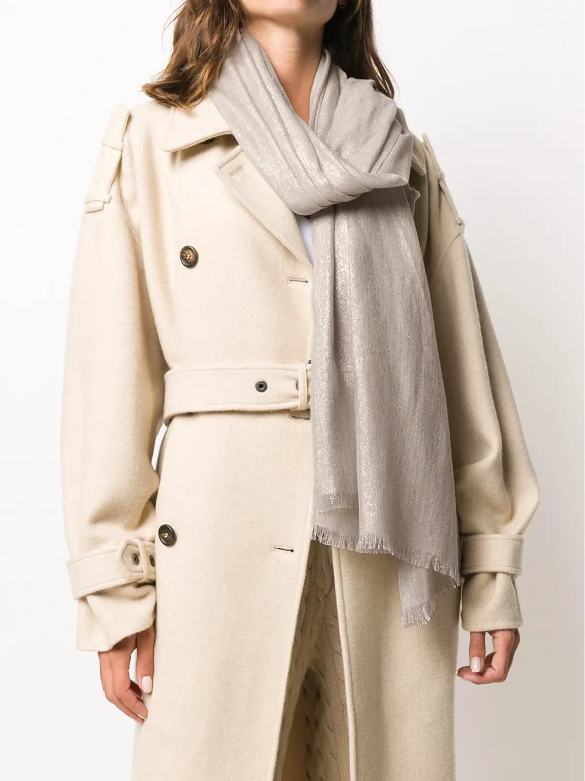 Brunello Cucinelli 軽量スカーフ - 画像2