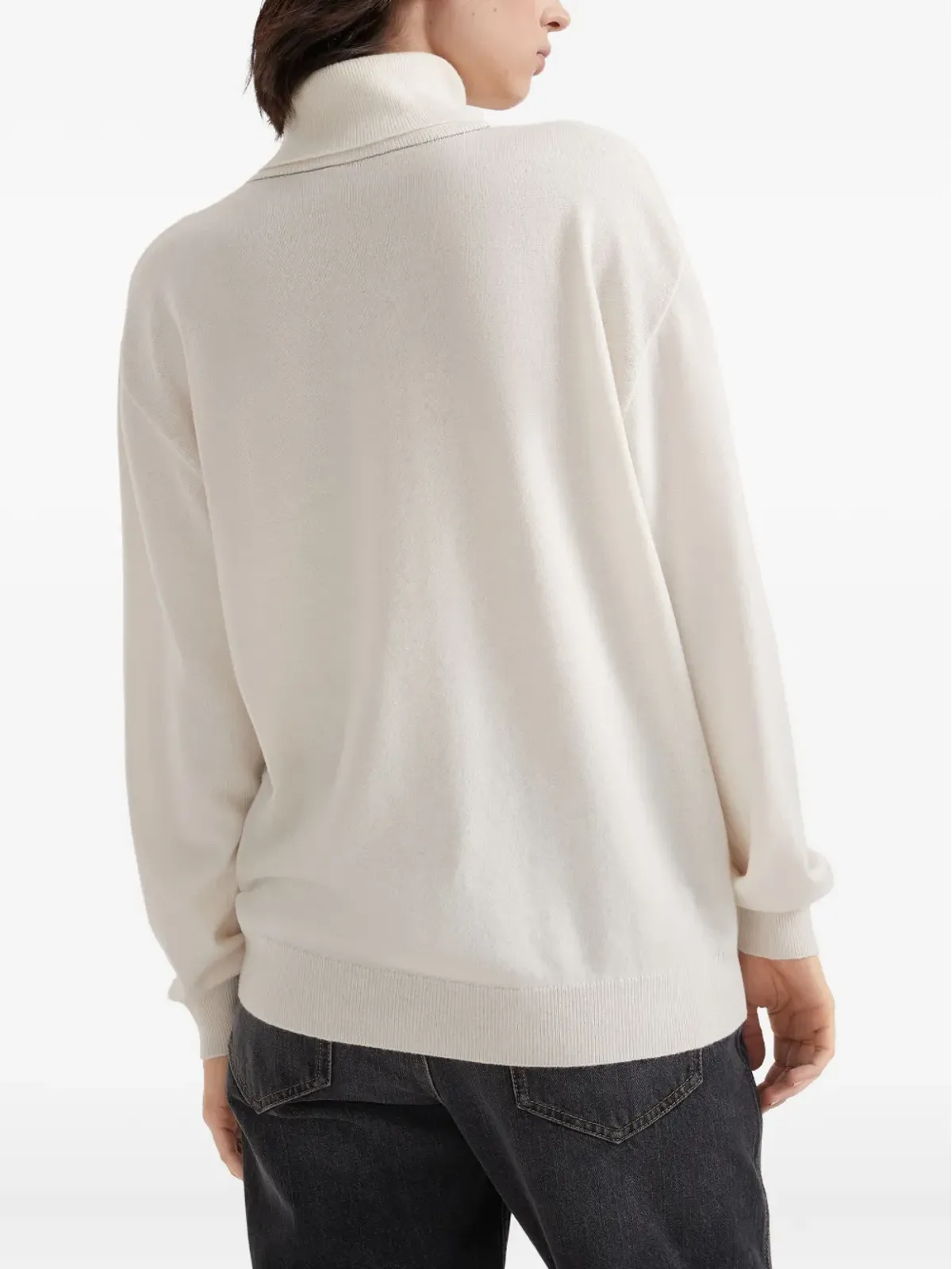Brunello Cucinelli モックネック カシミア ジャンパー - 画像4
