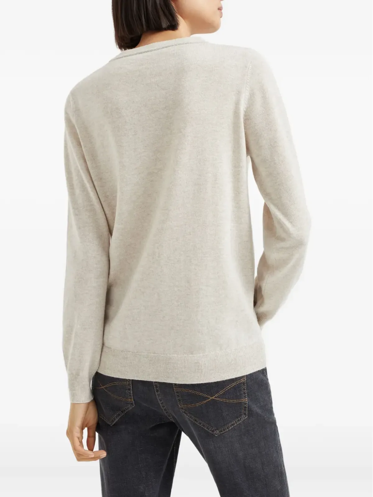 Brunello Cucinelli カシミヤフィットセーター - 画像4