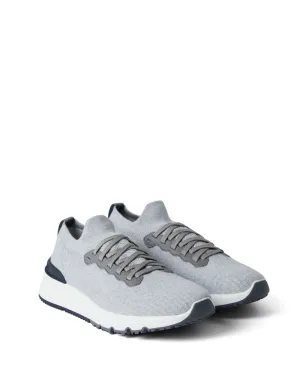 Brunello Cucinelli ニット ローカットスニーカー - サムネイル2