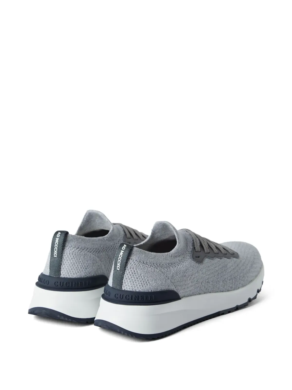 Brunello Cucinelli ニット ローカットスニーカー - 画像3