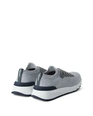 Brunello Cucinelli ニット ローカットスニーカー - サムネイル3