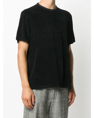 OUR LEGACY ラウンドネック コーデュロイ Tシャツ - ブラック - サムネイル3
