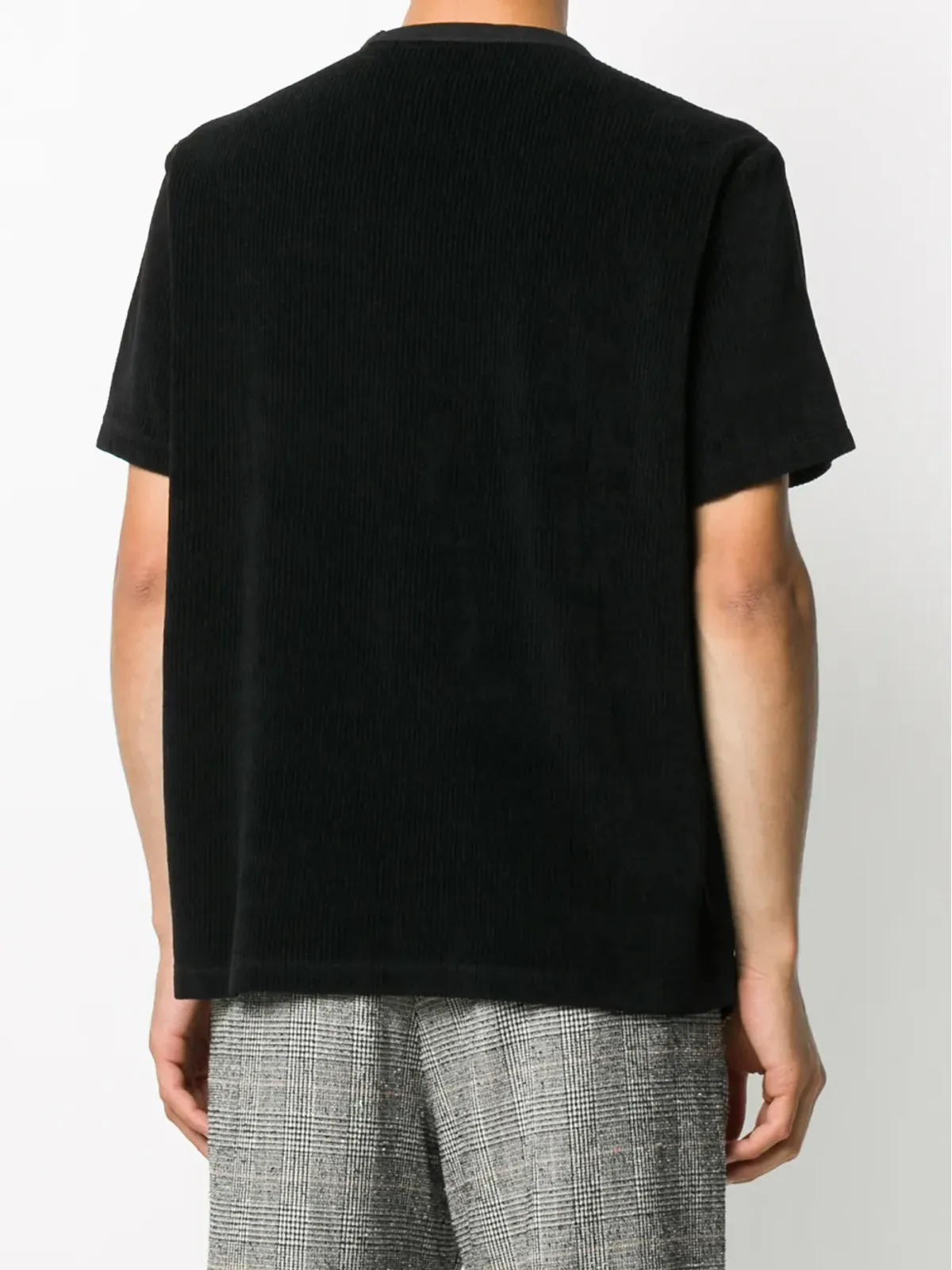 OUR LEGACY ラウンドネック コーデュロイ Tシャツ - ブラック - 画像4