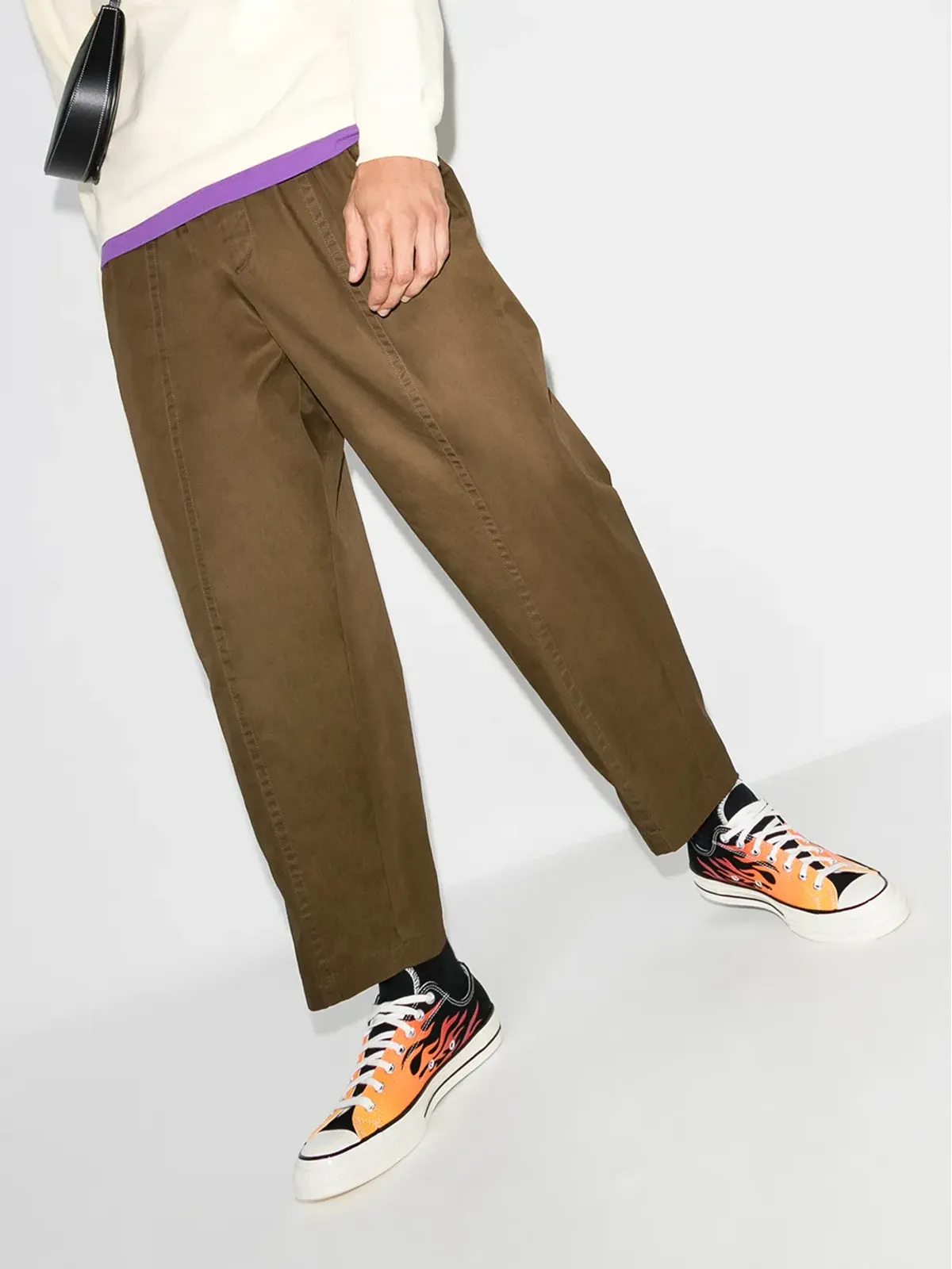 Converse チャック70オックス Flames ブラック スニーカー - 画像3