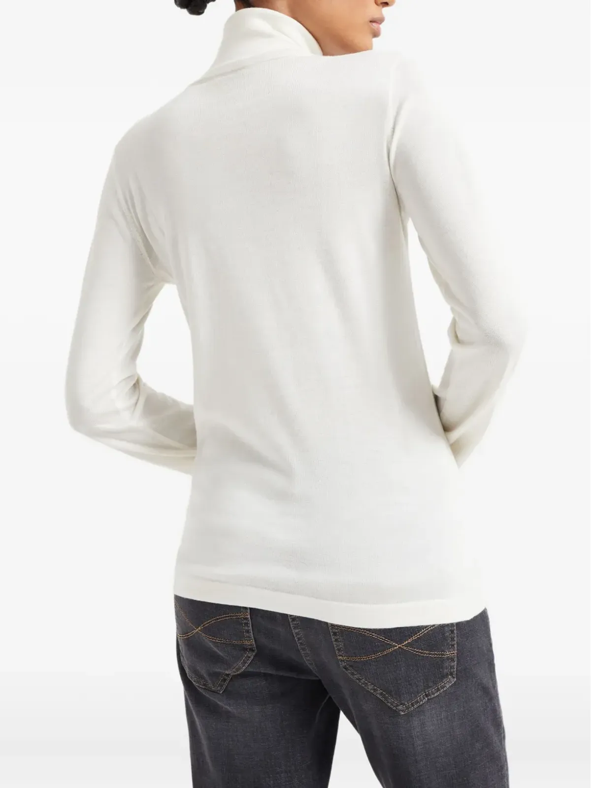 Brunello Cucinelli ロングスリーブTシャツ - White - 画像5