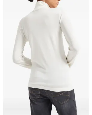 Brunello Cucinelli ロングスリーブTシャツ - White - サムネイル5