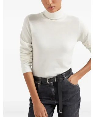 Brunello Cucinelli ロングスリーブTシャツ - White - サムネイル4