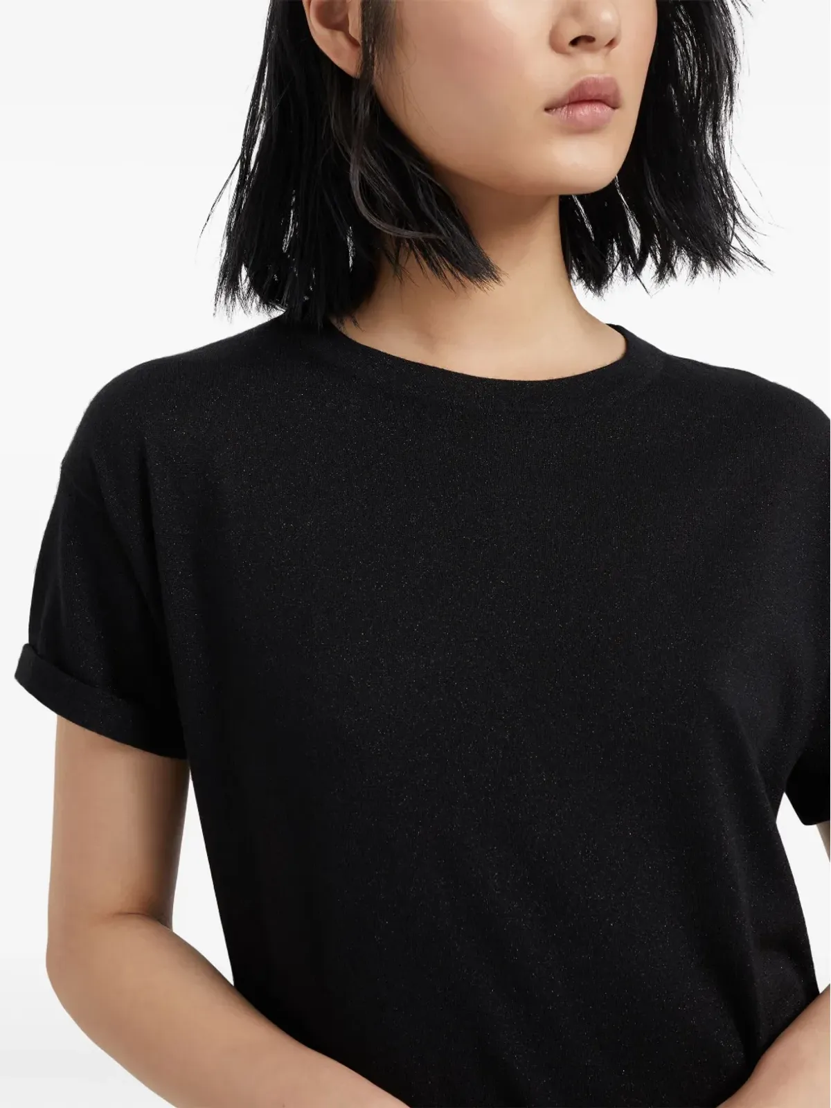 Brunello Cucinelli プレーンニットTシャツ - 画像5