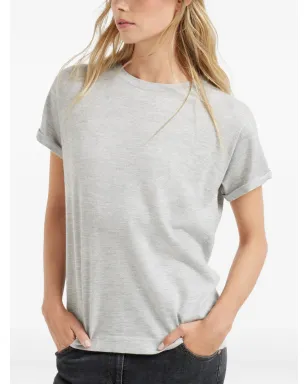 Brunello Cucinelli ラメ混紡ニットTシャツ - グレー - サムネイル3
