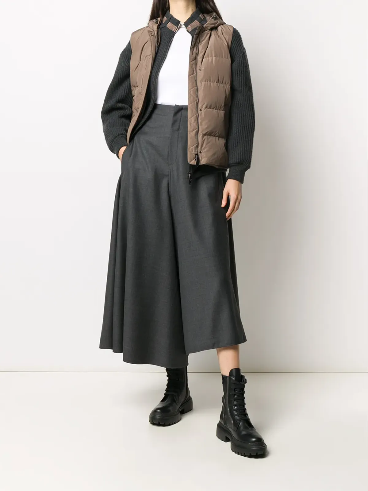 Brunello Cucinelli モニリ付きニットトップ - 画像2