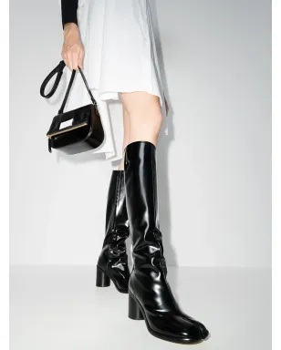 Maison Margiela Tabi 80mm glossed-leather ブーツ - サムネイル3