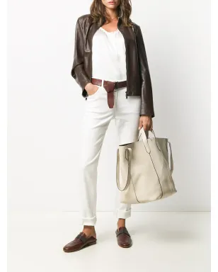 Brunello Cucinelli スクープネック ノースリーブトップ - サムネイル2