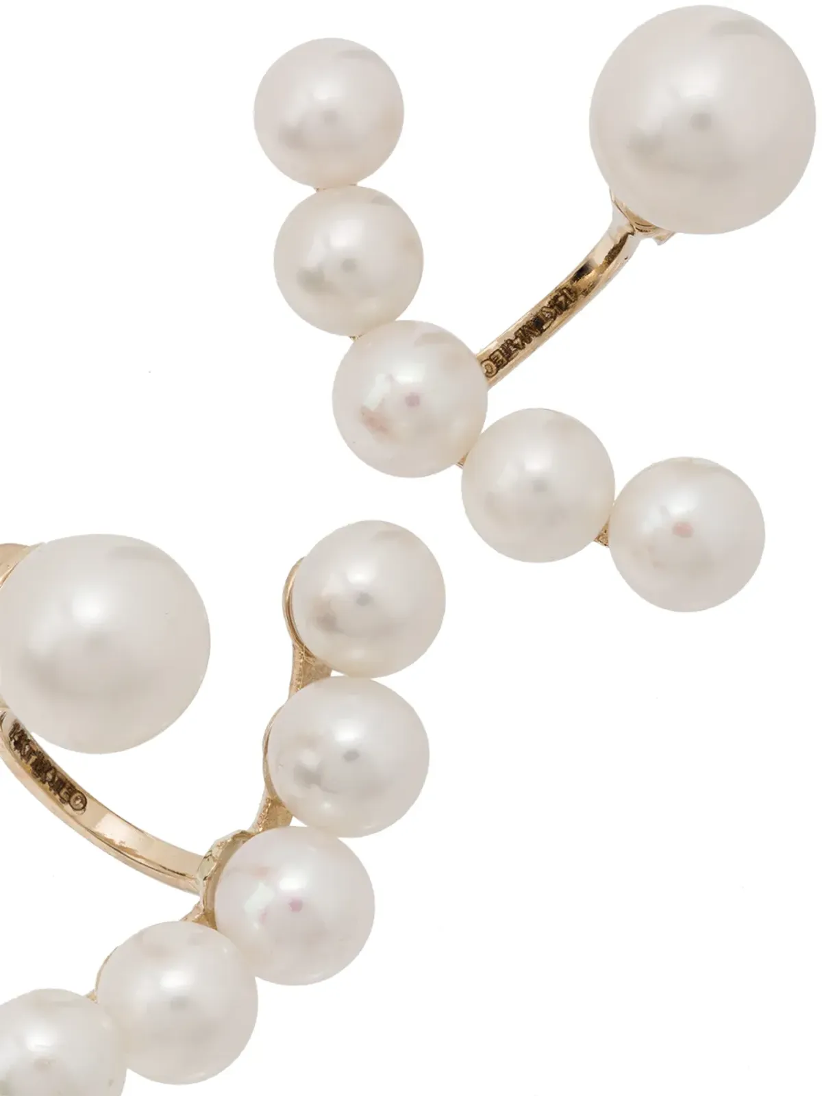 Mateo 14K イエローゴールド パール ピアス - 画像3