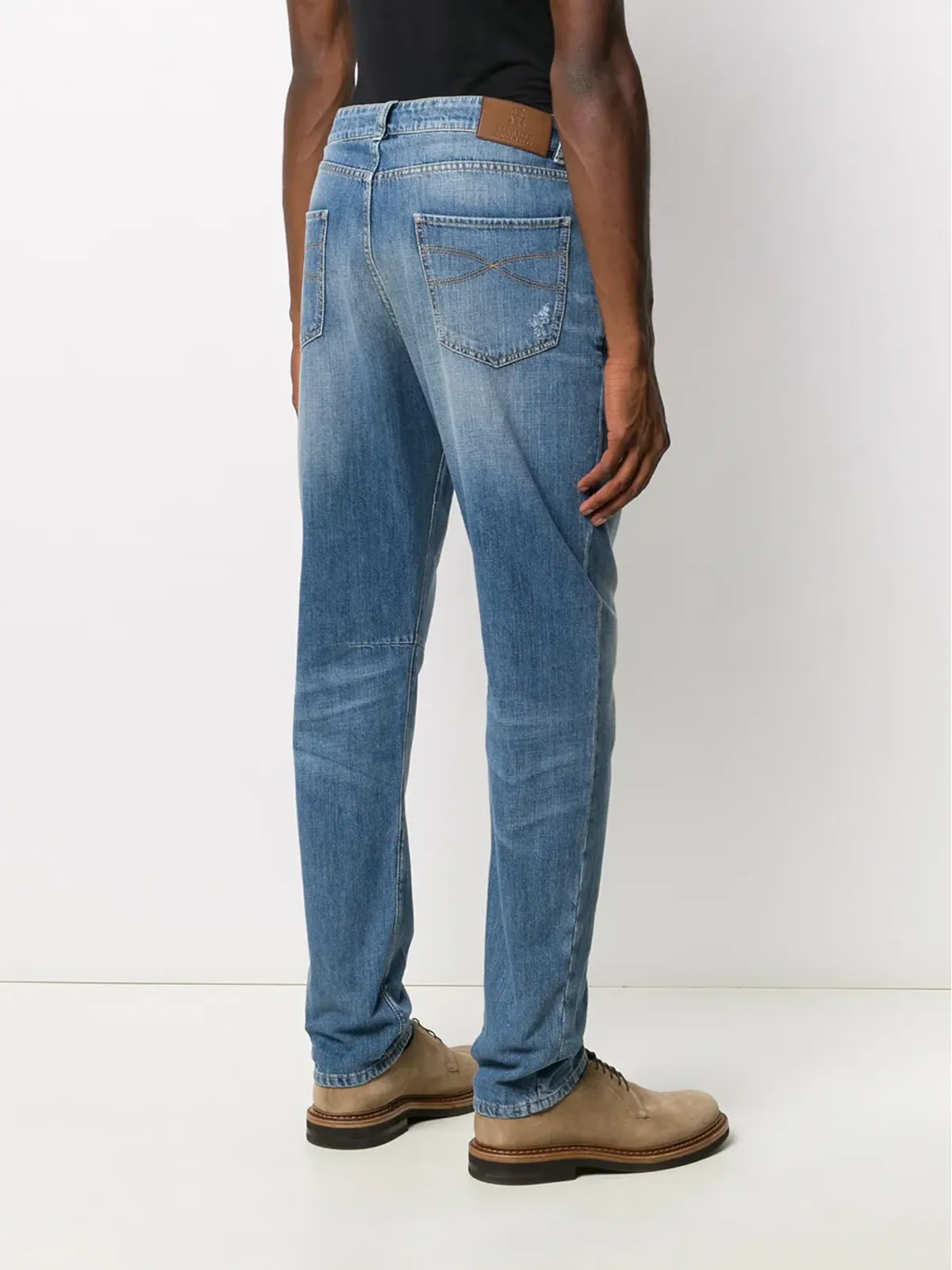 Brunello Cucinelli ストレートレッグジーンズ - ブルー - 画像4
