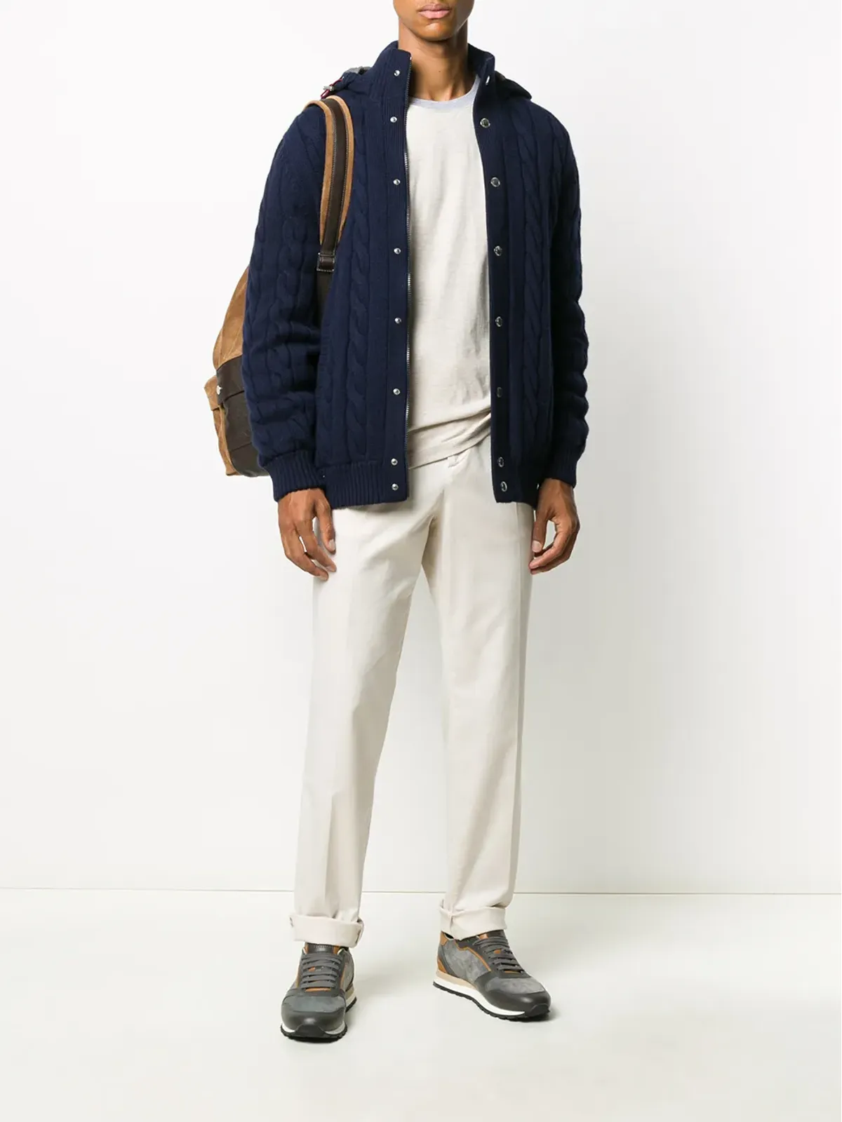 Brunello Cucinelli ストレートレッグパンツ - Neutrals - 画像2