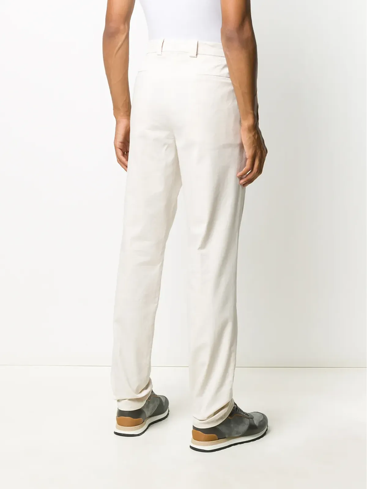 Brunello Cucinelli ストレートレッグパンツ - Neutrals - 画像4