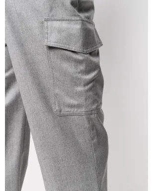 Brunello Cucinelli クロップドパンツ - Grey - サムネイル5