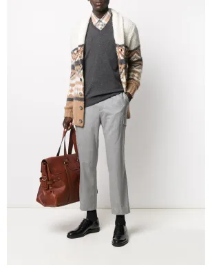 Brunello Cucinelli クロップドパンツ - Grey - サムネイル2