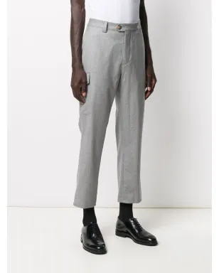 Brunello Cucinelli クロップドパンツ - Grey - サムネイル3