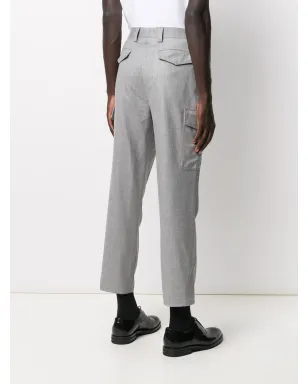 Brunello Cucinelli クロップドパンツ - Grey - サムネイル4
