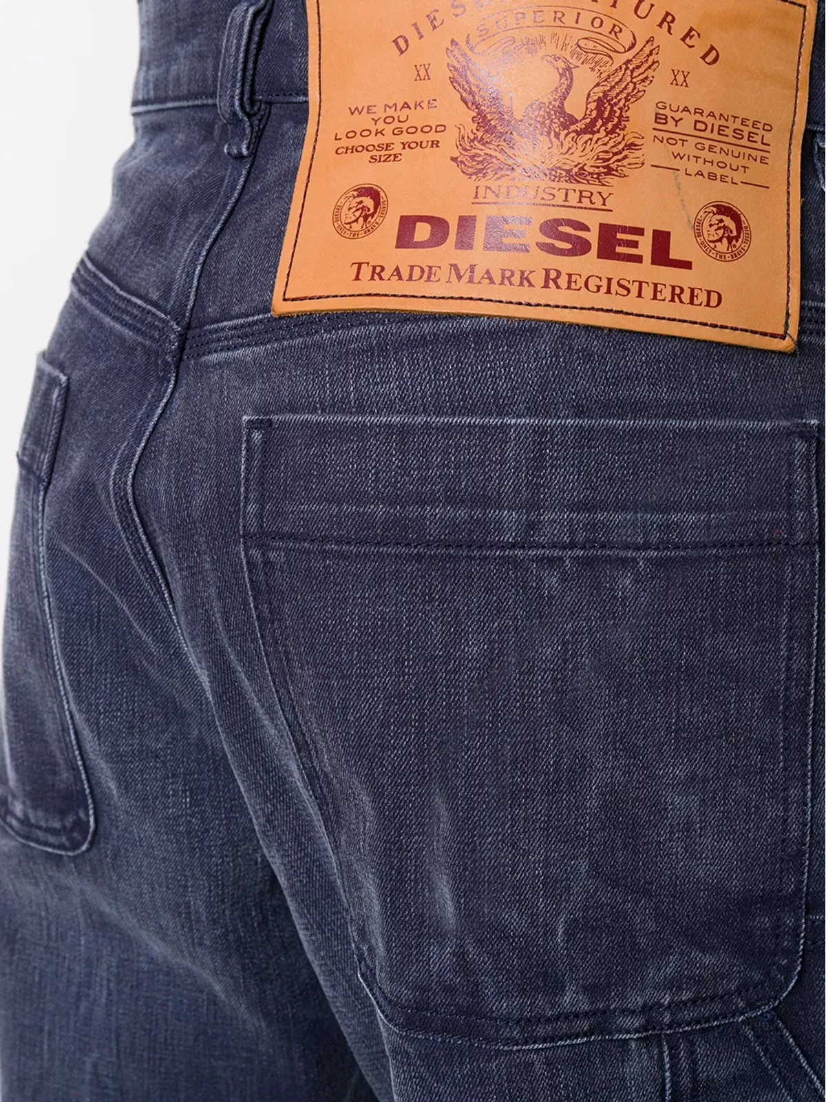Diesel Carrot D-Franky ルーズストレートジーンズ - 画像5