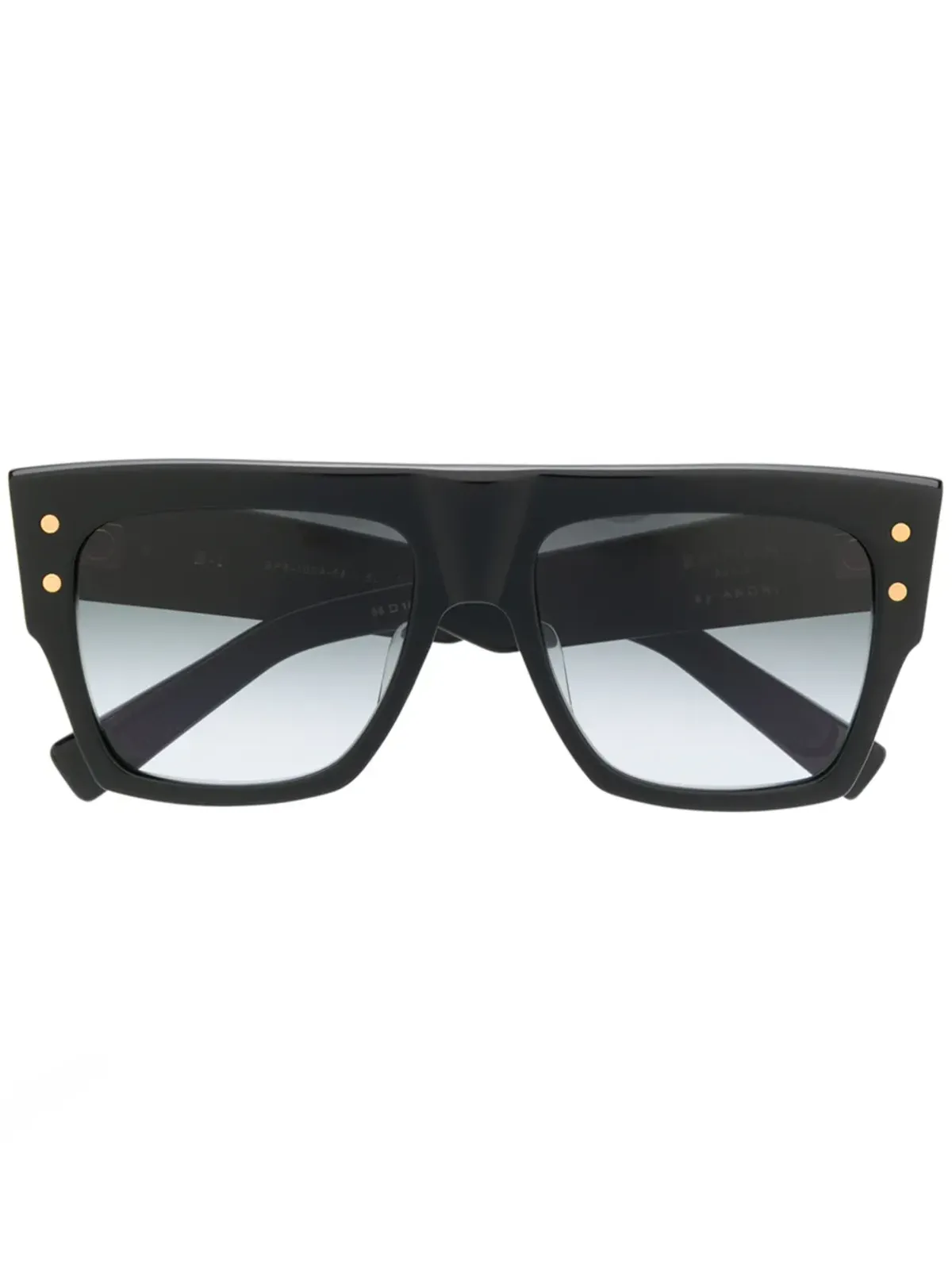 Balmain Eyewear グラデーションティント サングラス - ブラック - 画像1