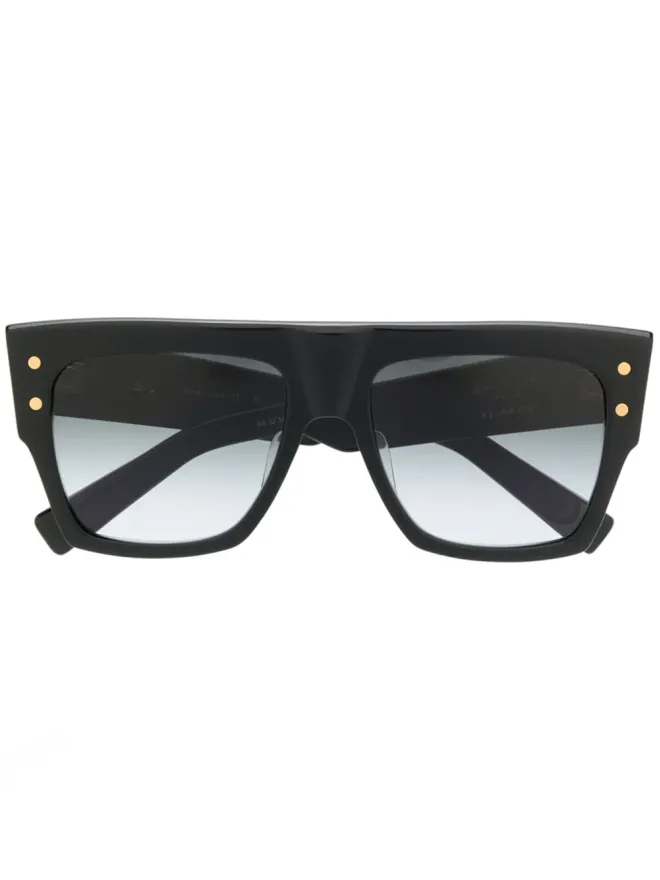 Balmain Eyewear Balmain Eyewear グラデーションティント サングラス - ブラックの商品画像