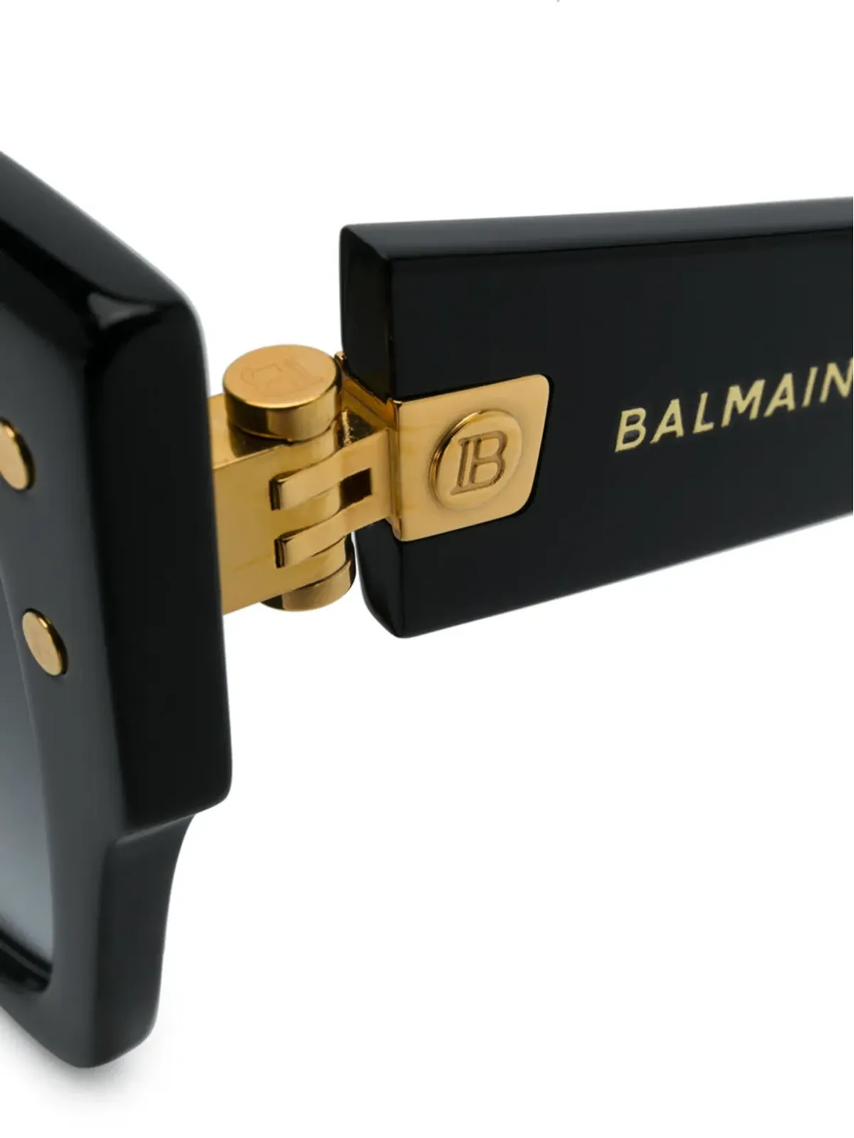 Balmain Eyewear グラデーションティント サングラス - ブラック - 画像4