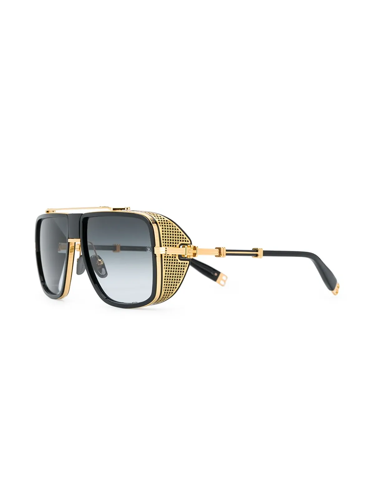 Balmain Eyewear x Akoni グラデーションティントのオーバーサイズサングラス - 画像2