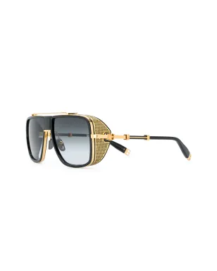 Balmain Eyewear x Akoni グラデーションティントのオーバーサイズサングラス - サムネイル2