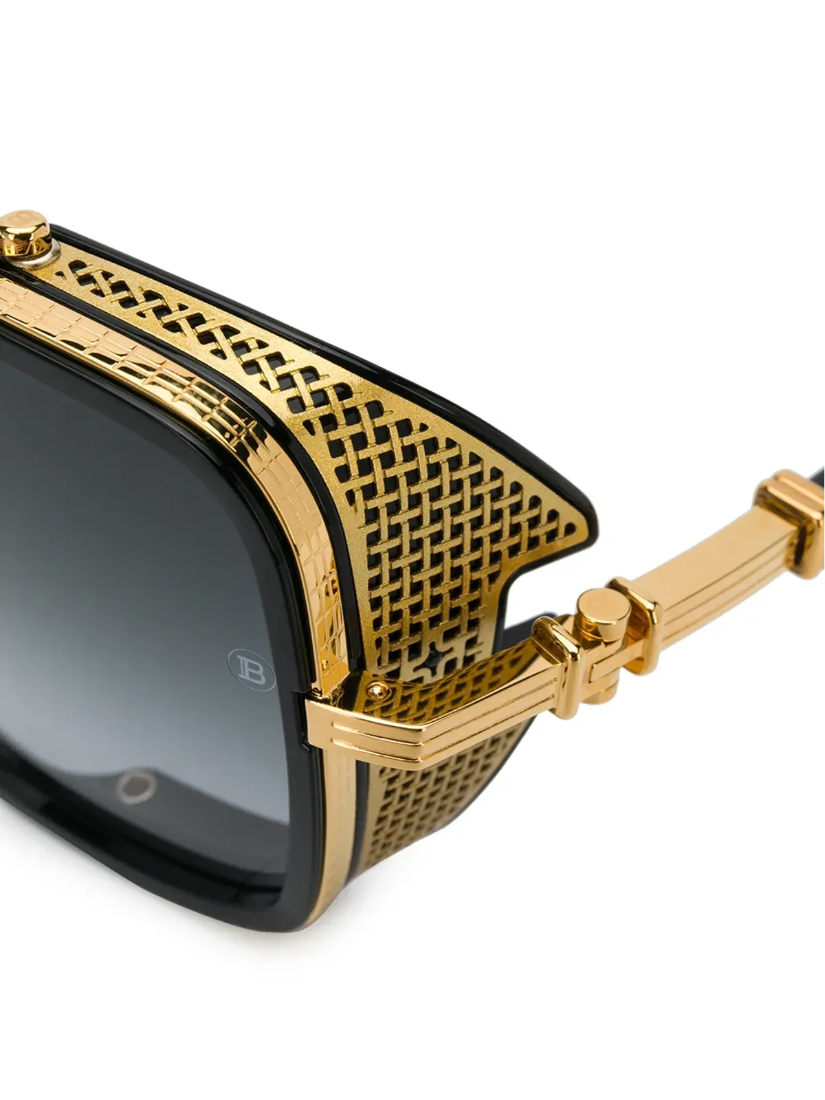 Balmain Eyewear x Akoni グラデーションティントのオーバーサイズサングラス - 画像3