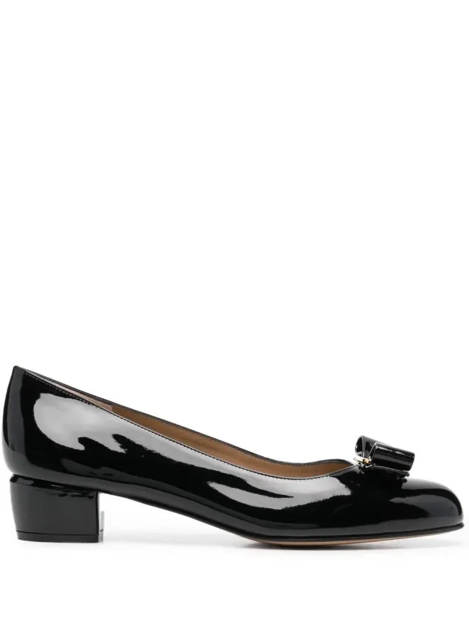 FERRAGAMO Ferragamo リボンディテールパンプスの商品画像