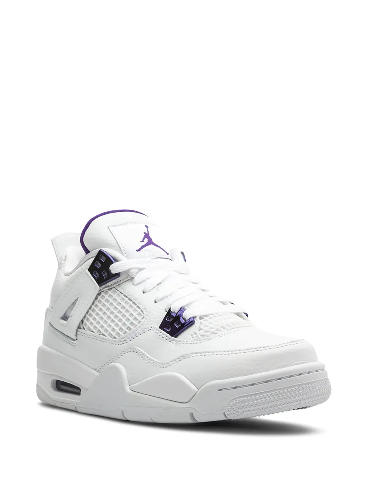 Jordan Kids エア ジョーダン 4 レトロ メタリックパック パープル スニーカー - 画像2