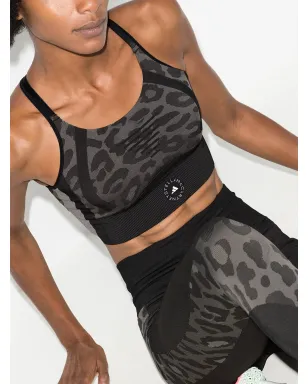 adidas by Stella McCartney レオパード柄スポーツブラ - サムネイル2