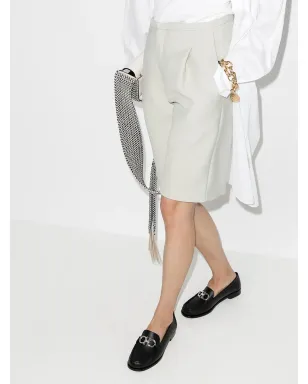 Ferragamo ガンチーニプレート ローヒール ローファー - ブラック - サムネイル3