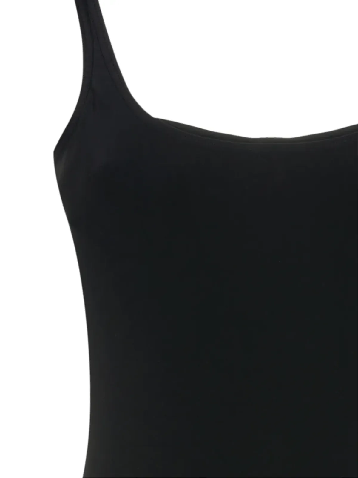 Amir Slama スクエアネック レース留め付き ワンピース水着 - Black - 画像5