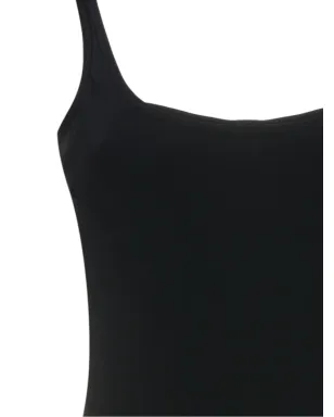 Amir Slama スクエアネック レース留め付き ワンピース水着 - Black - サムネイル5