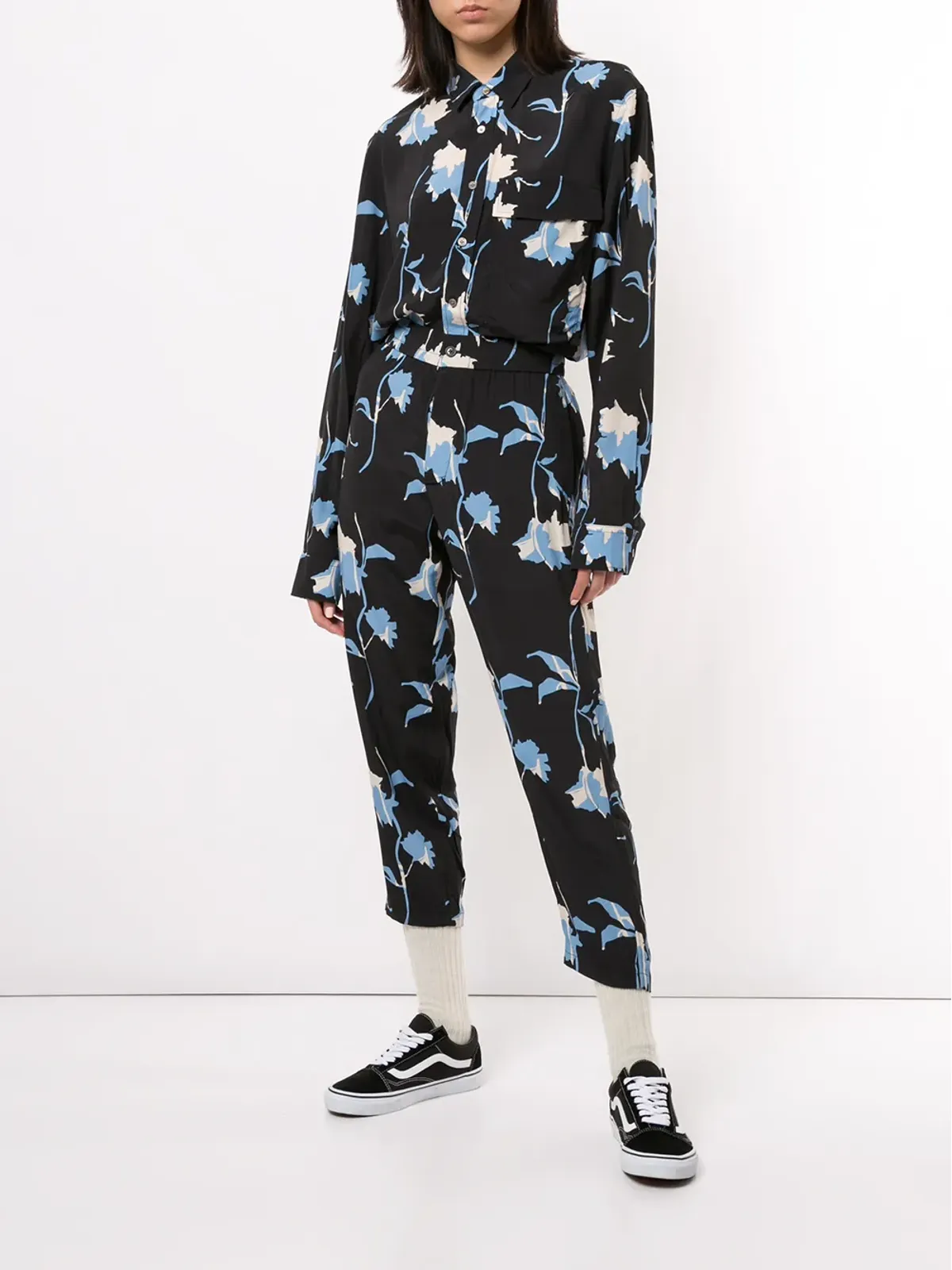 Ports V グラフィック花柄シャツ - 画像3