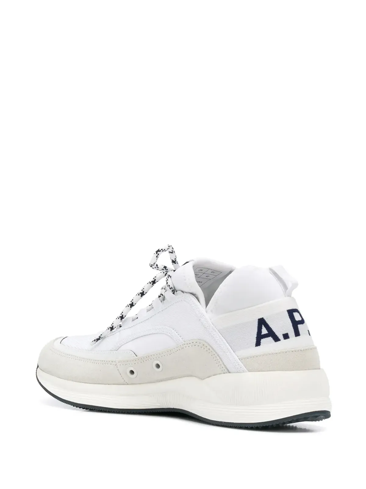 A.P.C. ロゴプリントスニーカー - 画像3
