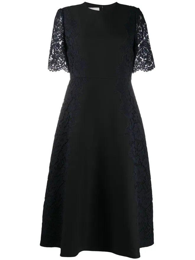 Valentino Garavani Valentino Garavani レース袖ドレスの商品画像