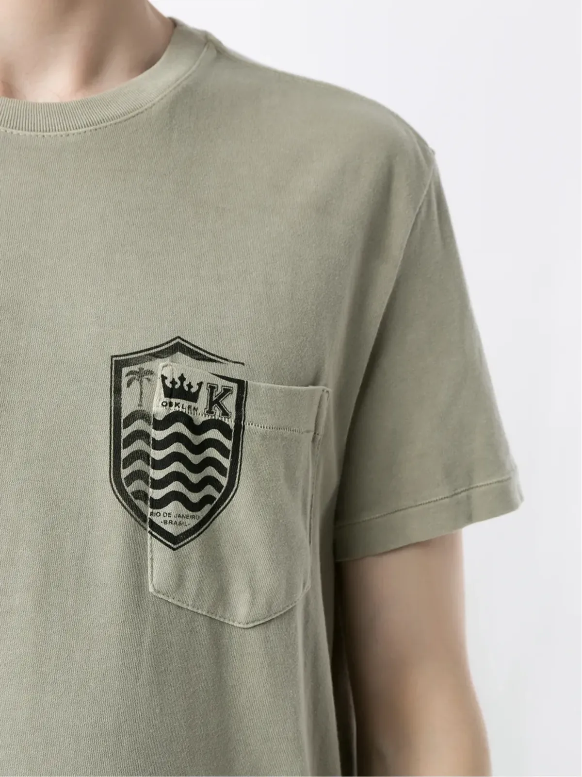 Osklen 紋章プリントTシャツ - 画像5